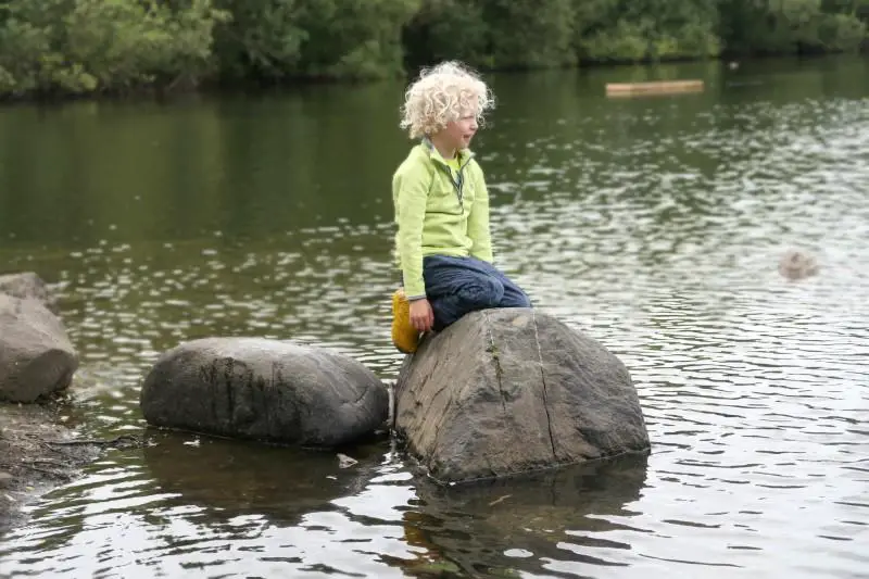 kids at Doune pond