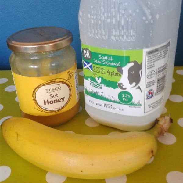 banana milk and honey