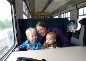 On the train