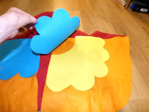 felt bird costume