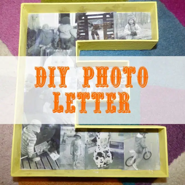 Photo letter tutorial