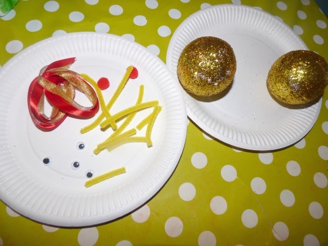 Reindeer bauble craft