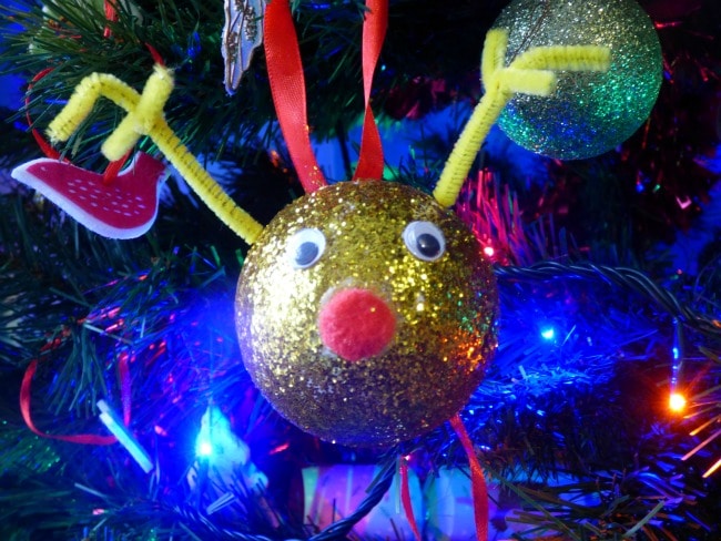 reindeer bauble craft
