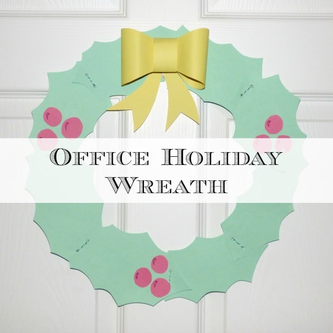 Office holiday decoration