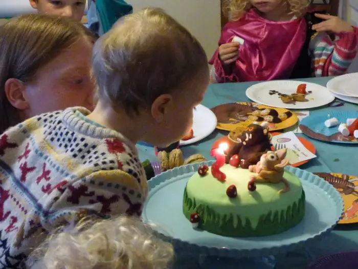 Gruffalo birthday cake