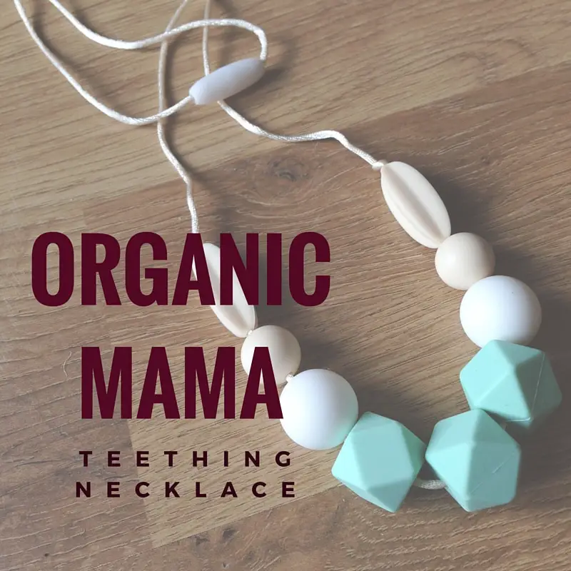 organic teething necklace