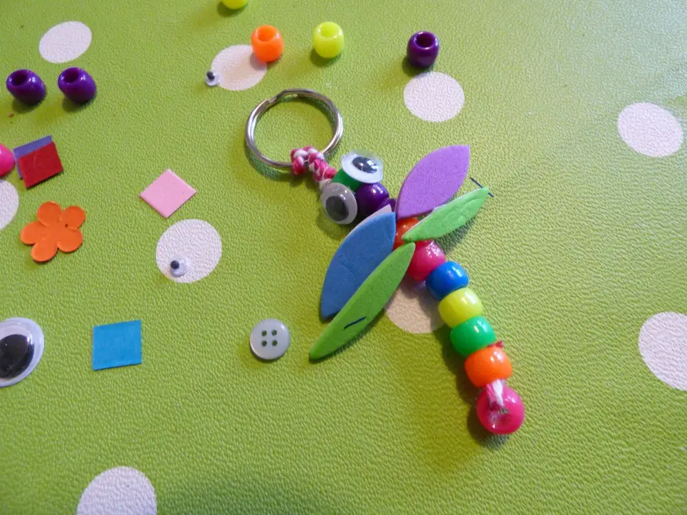 dragonfly keyring