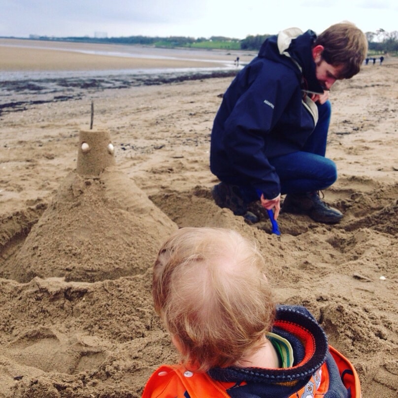 Cramond island beach