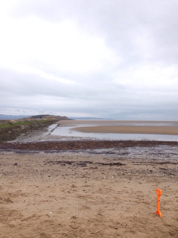 Cramond island beach