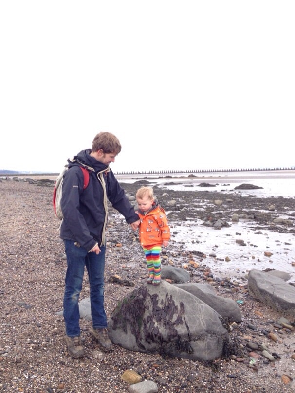 Cramond island beach