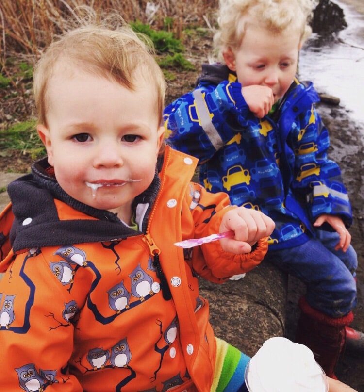 Cramond island beach