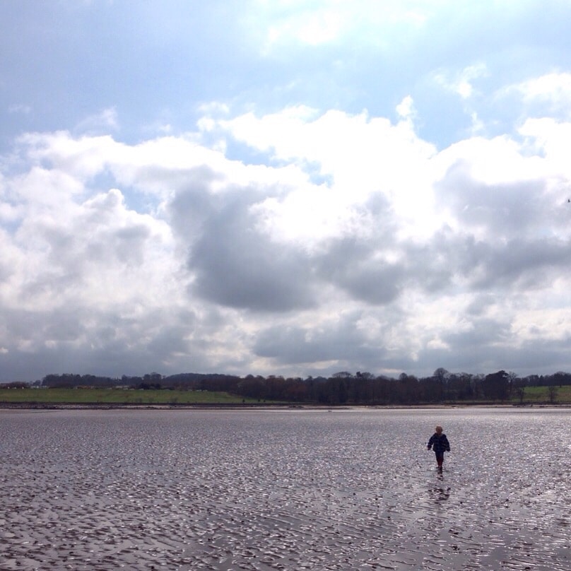 Cramond island beach