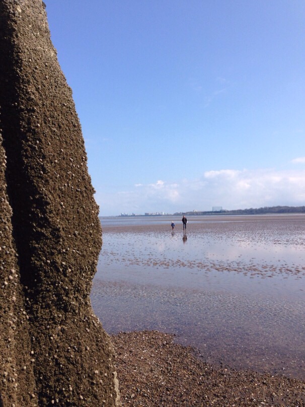 Cramond island beach