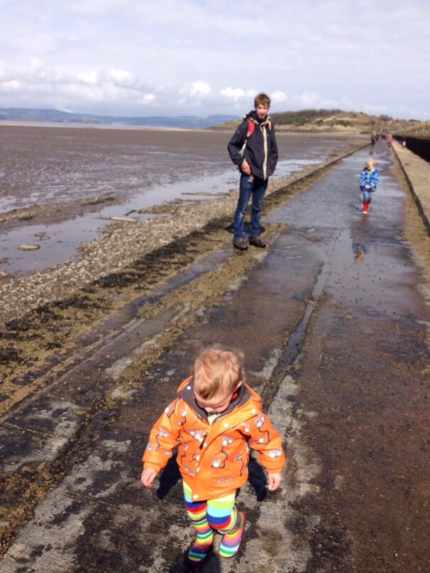 Cramond island beach