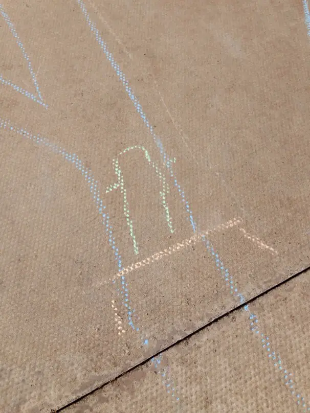 chalk track
