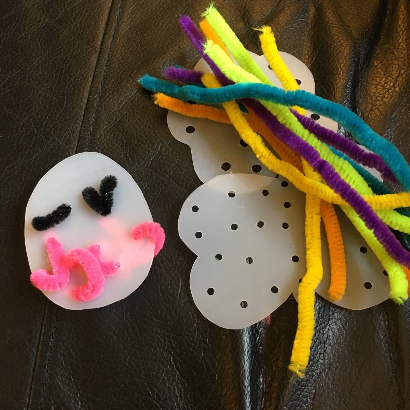 DIY threading busy bag