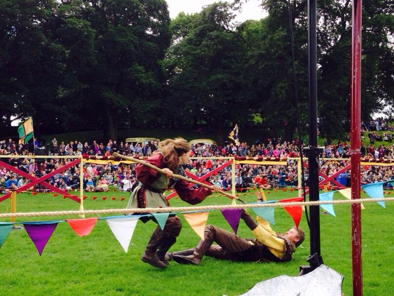 Historic Scotland jousting