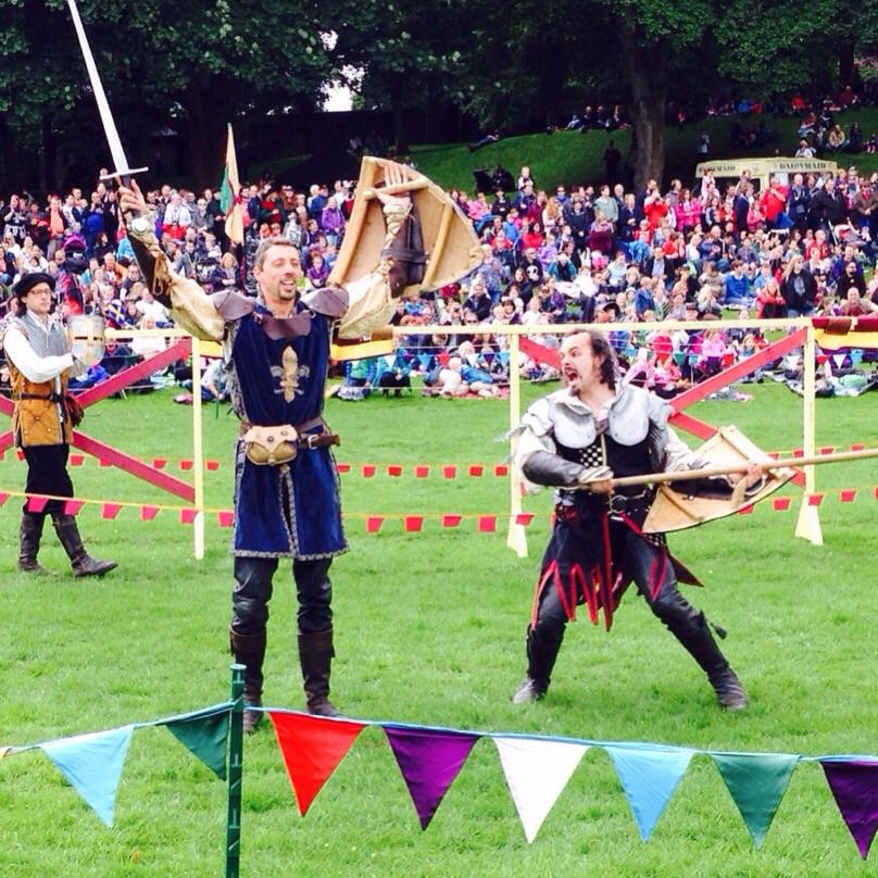 Historic Scotland jousting