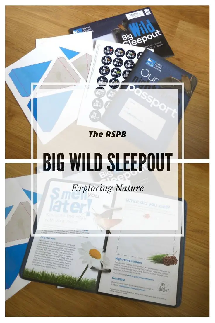 RSPB Big wild sleepout with Monkey and Mouse