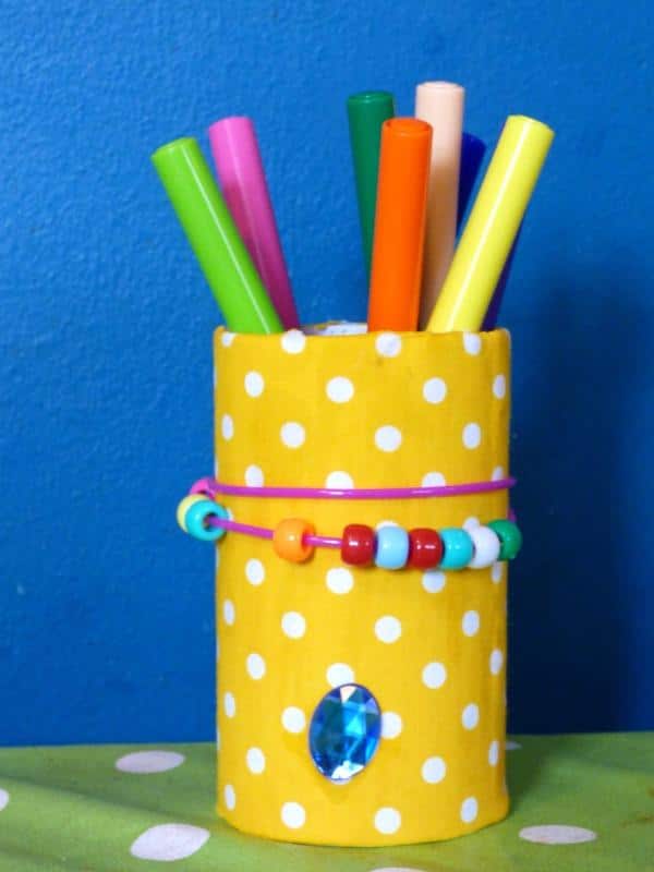 Get Organised With A DIY Pencil Pot - Monkey and Mouse