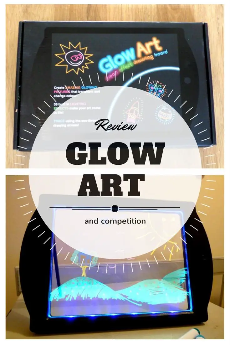 Light Drawing Board for Kids the Glow in Dark Neon Effect -  Finland