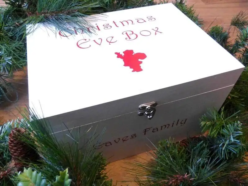 Wooden Christmas box