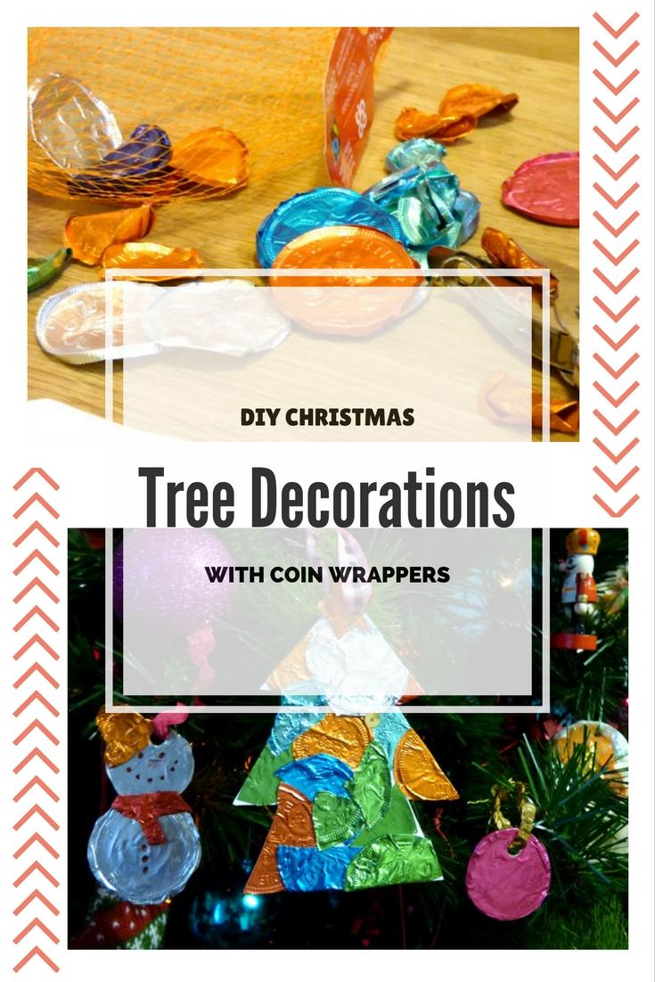 DIY christmas wrapper decoration
