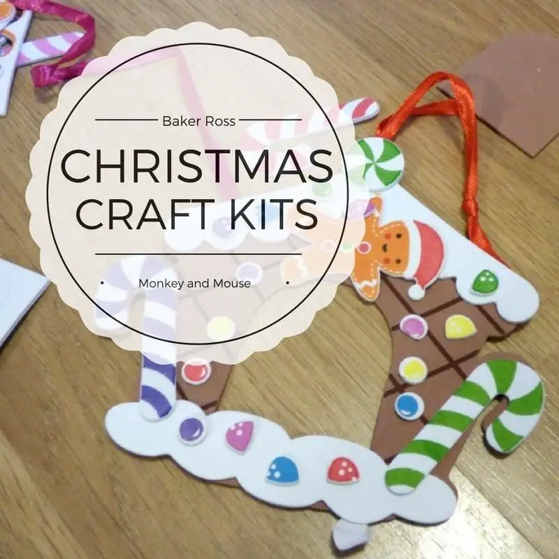 Download Christmas Craft Kits With Baker Ross Monkey And Mouse PSD Mockup Templates