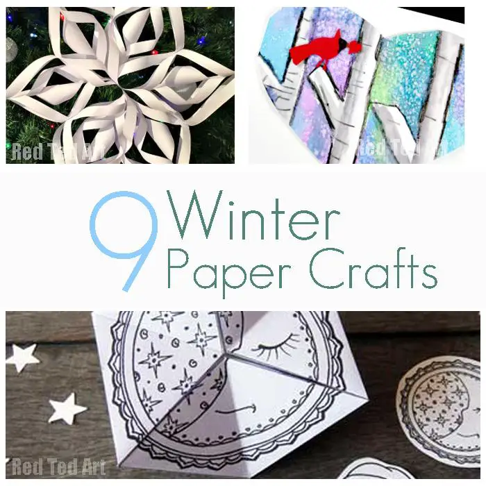 Winter Art Projects for Kids - Red Ted Art - Kids Crafts