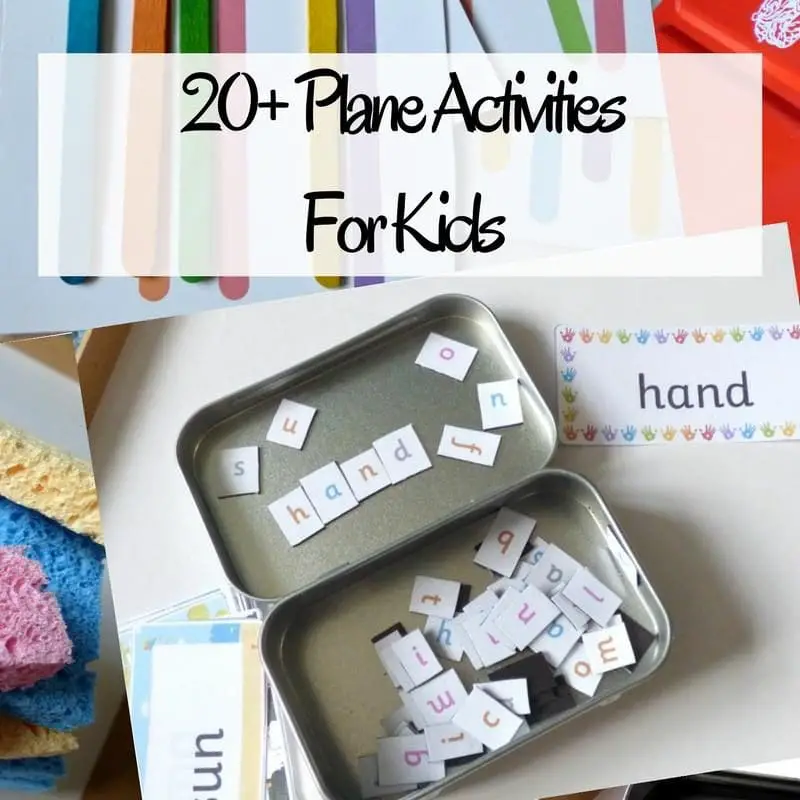  Plane Activities For Kids