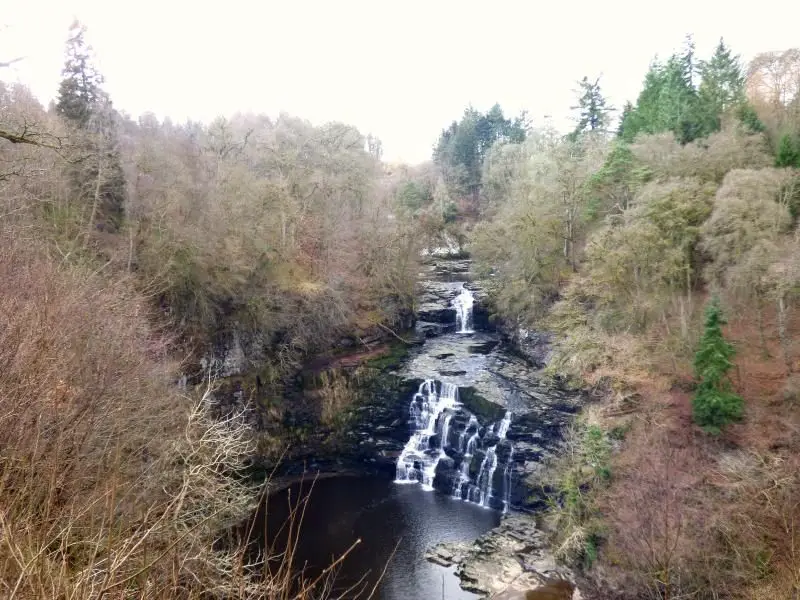 new lanark waterfall