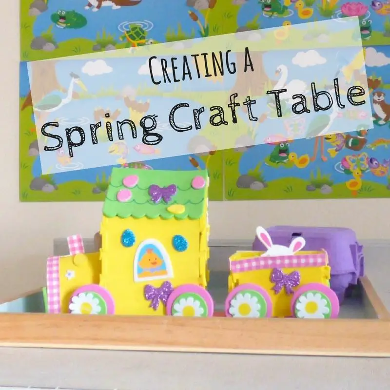spring nature table