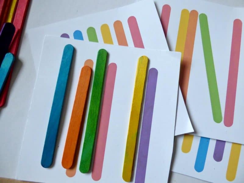 popsicle stick match