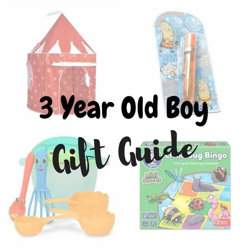 useful gift for 3 year old boy uk