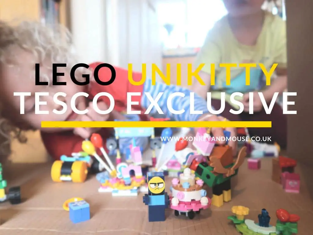 Tesco Unikitty Lego display