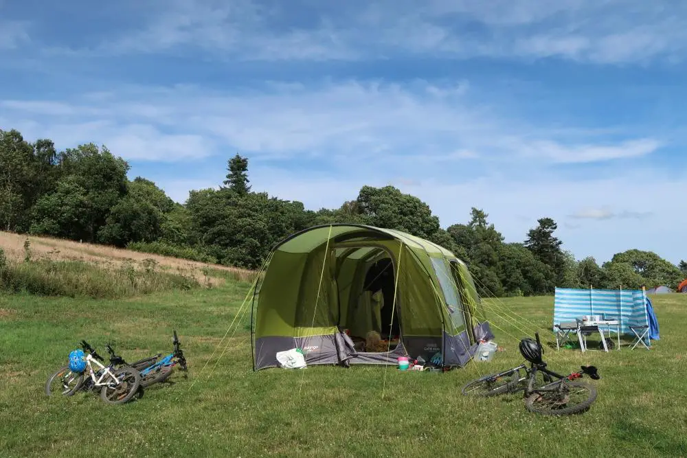 camping holiday Halfords tent