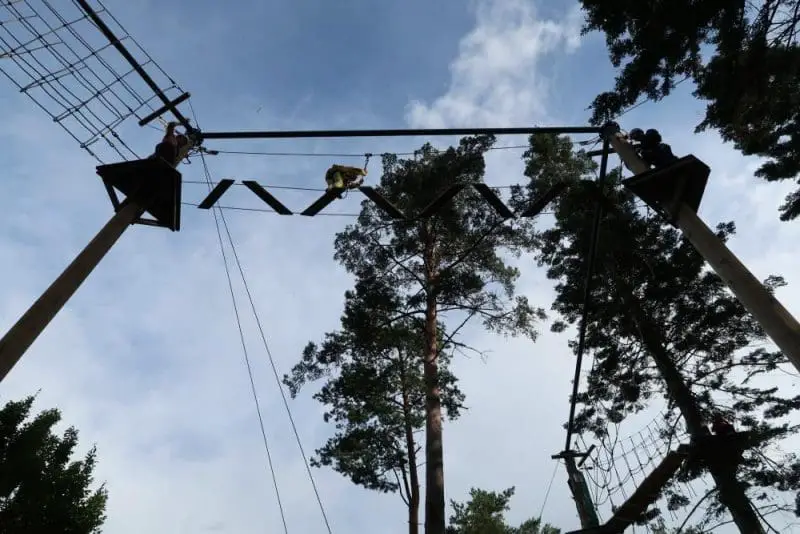 ropes course Whinfell forest