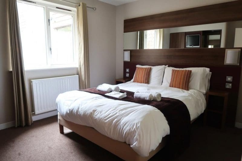 Whinfell Forest double bedroom bilberry wood