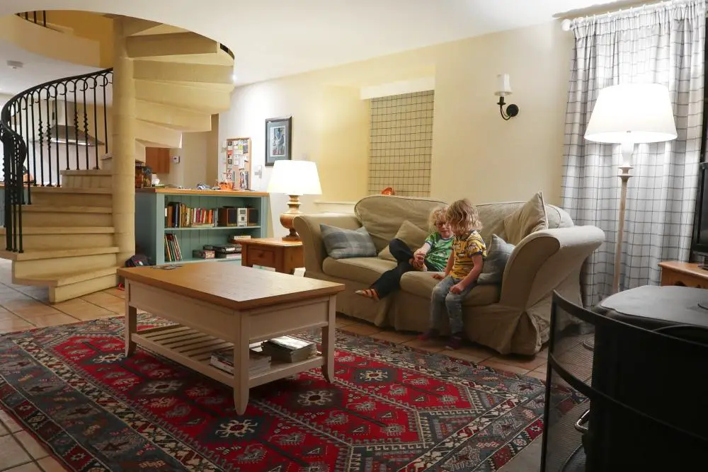 living room at Eastside cottages