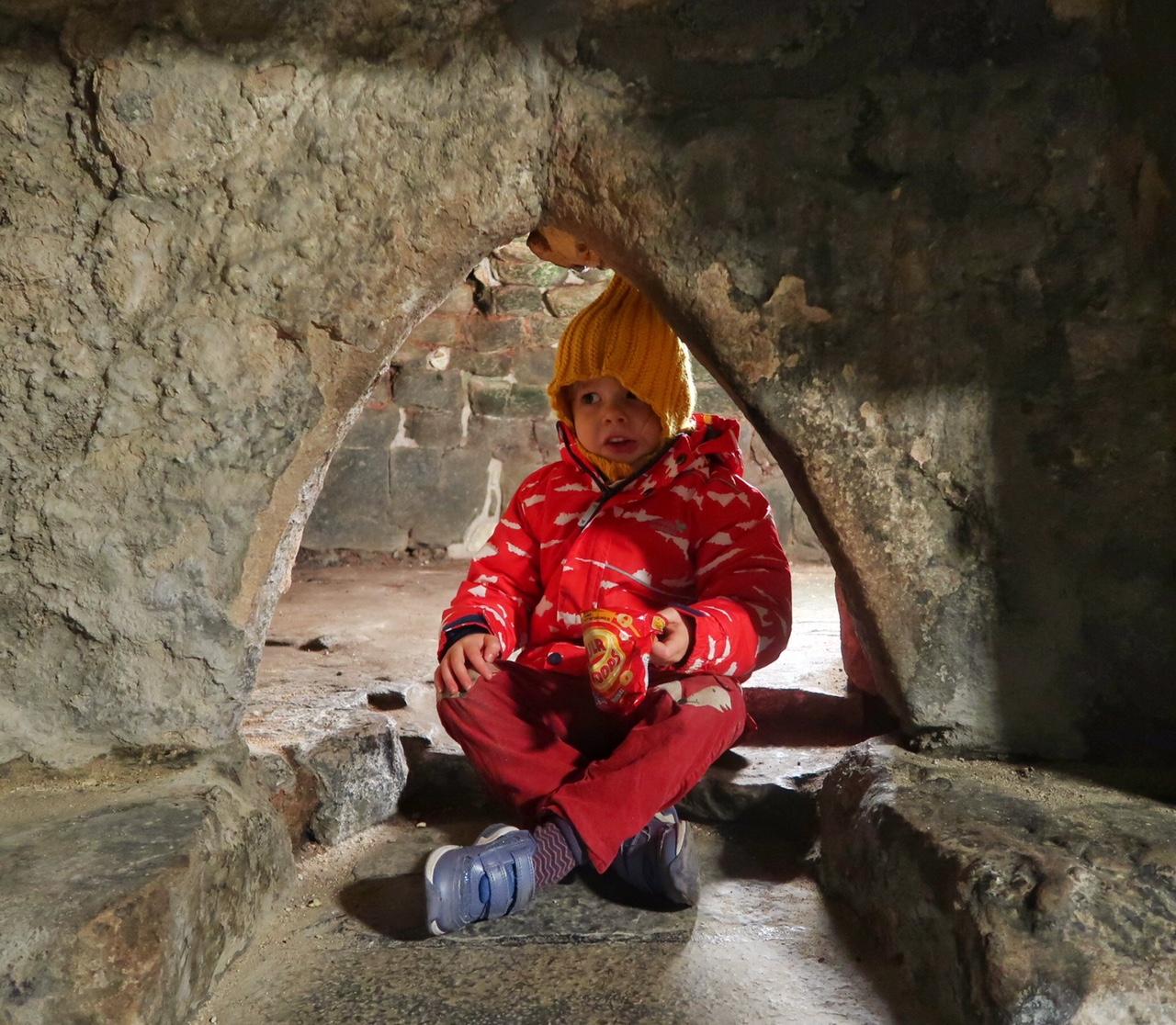 in a castle oven