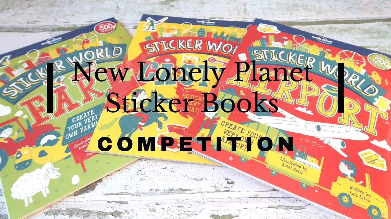 Lonely planet sticker books