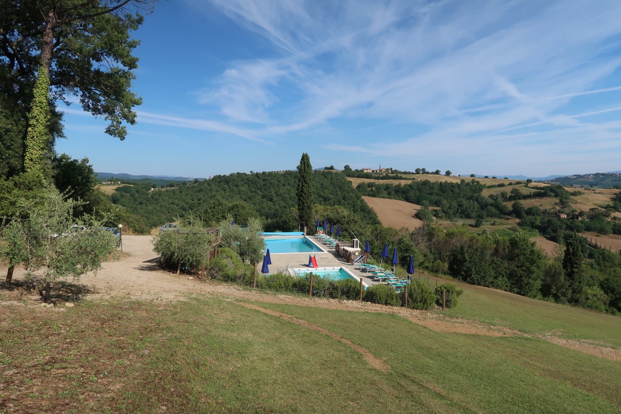 swimming pool in Tuscany