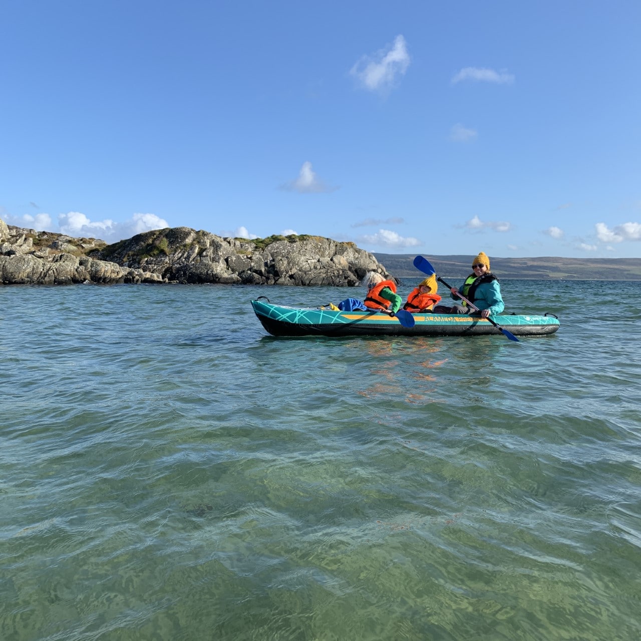 kayaking around Gigha