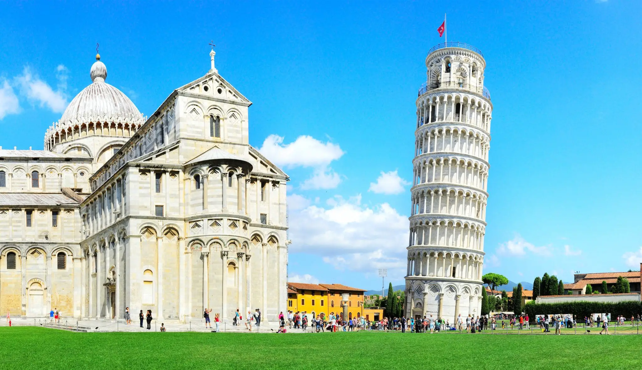 The leaning tower of pisa