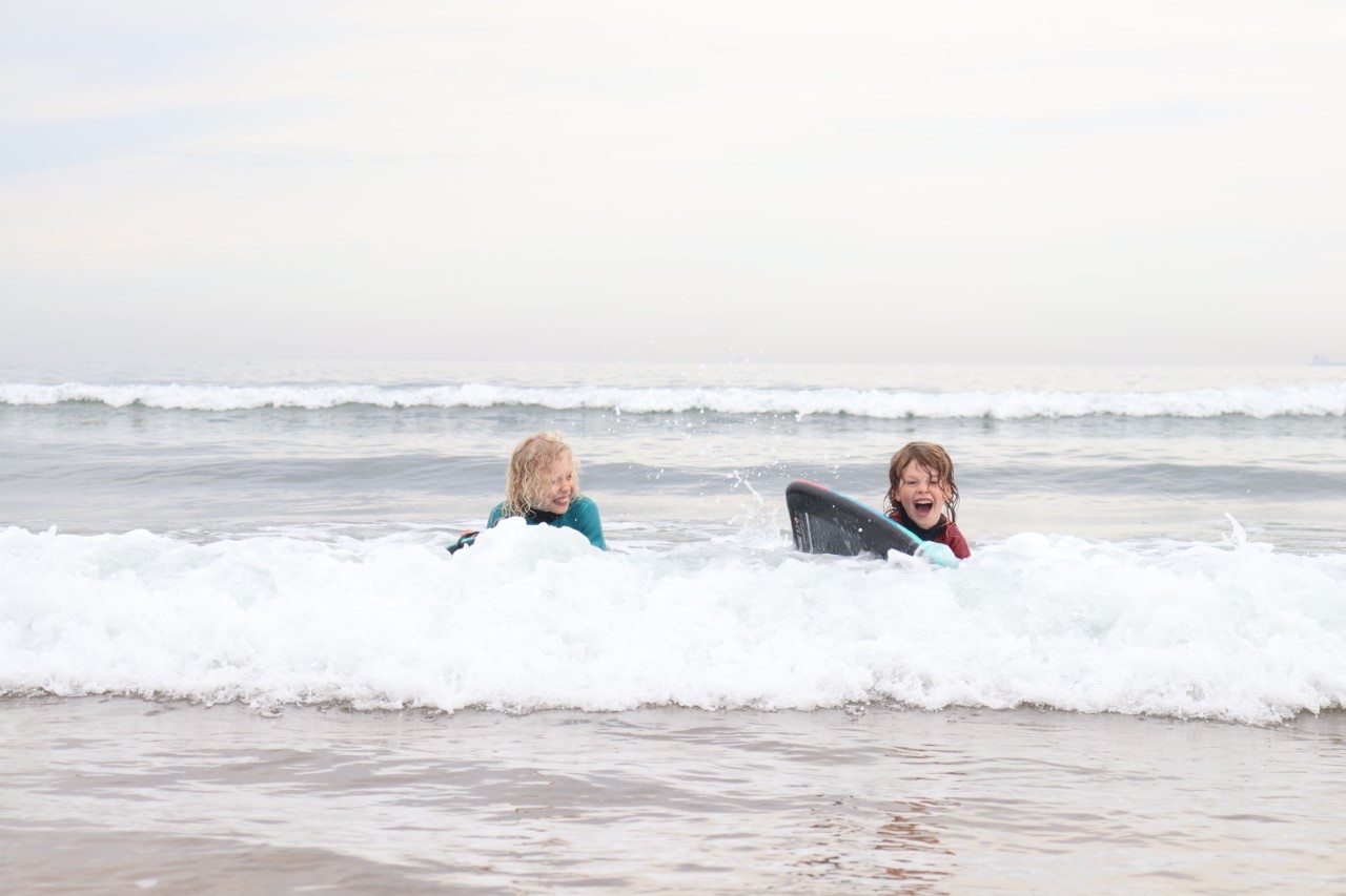 body boarding in Scotland