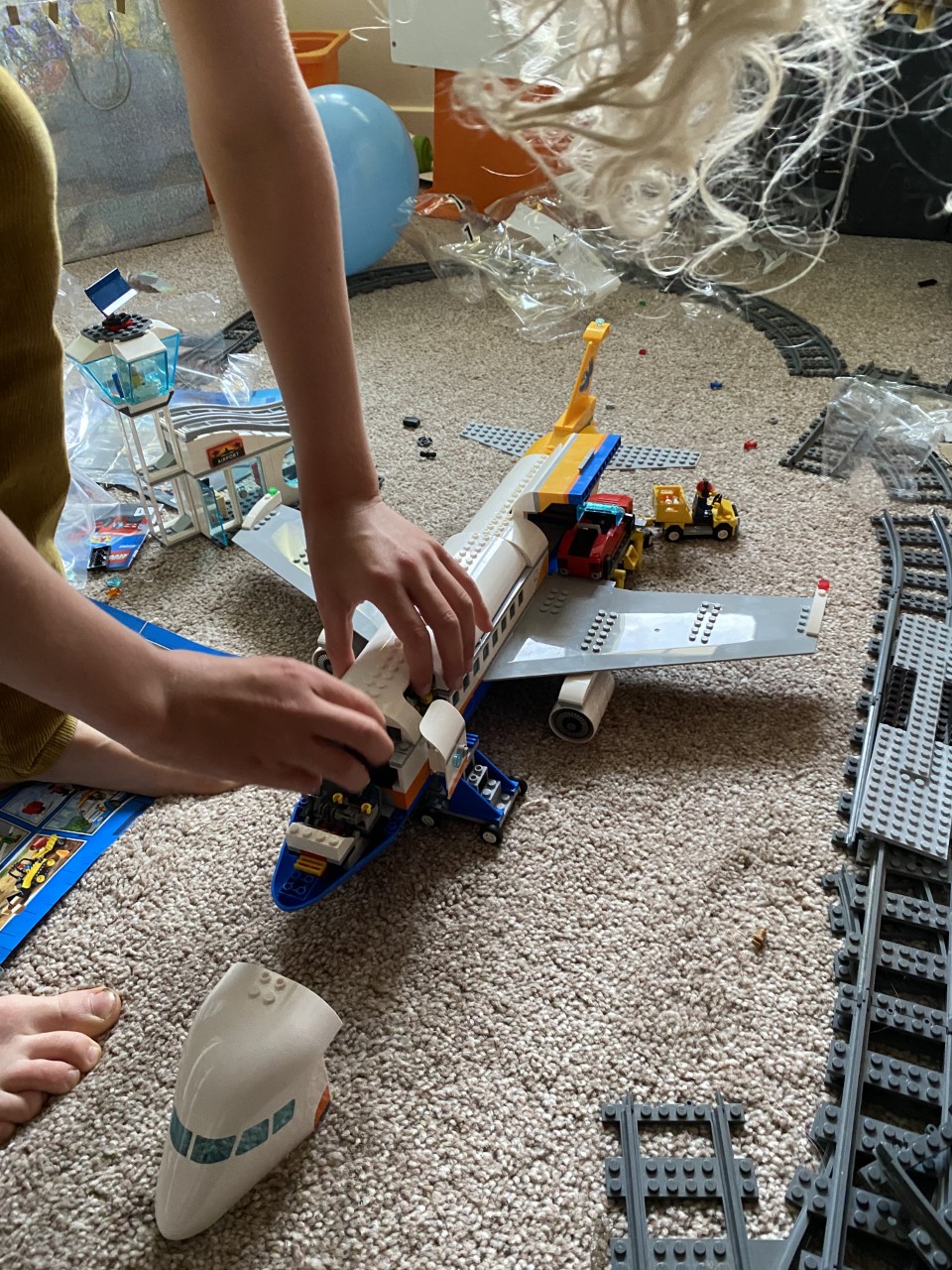 Lego airplane construction 9 year old