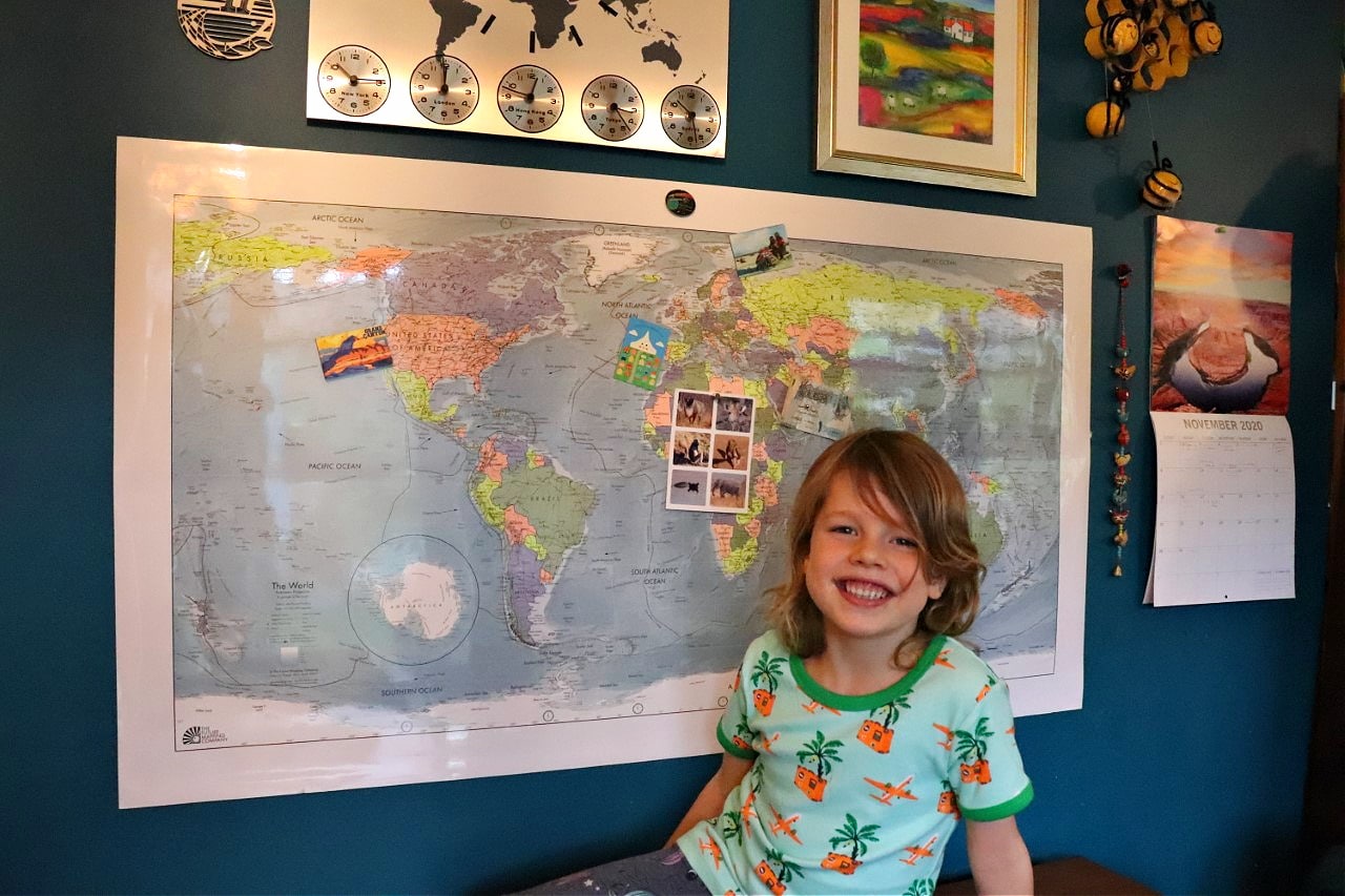 future mapping wall map