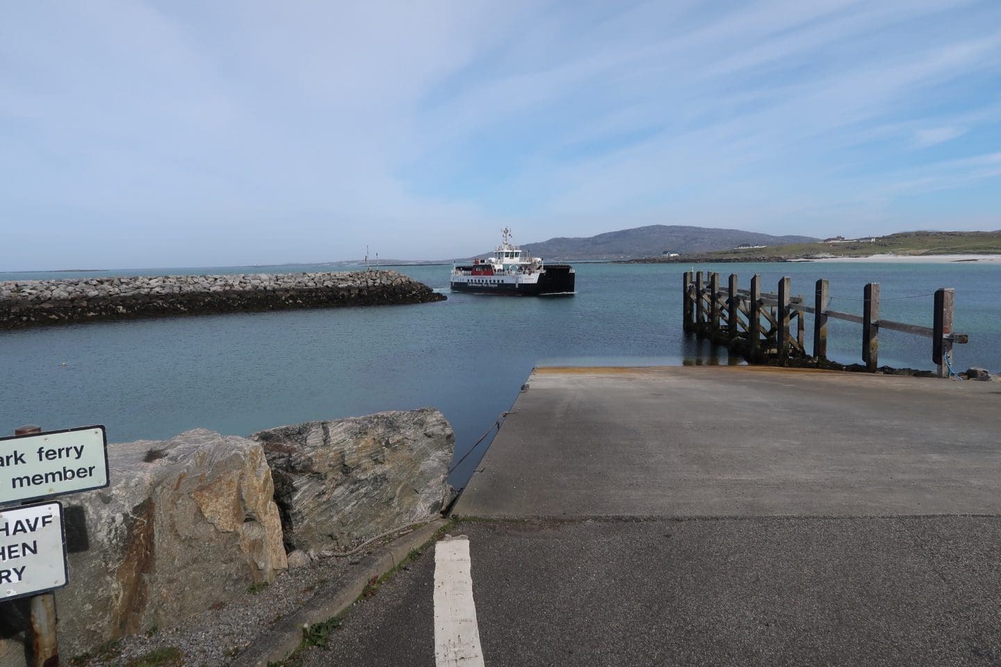 ferry to Barra from Eriskay
