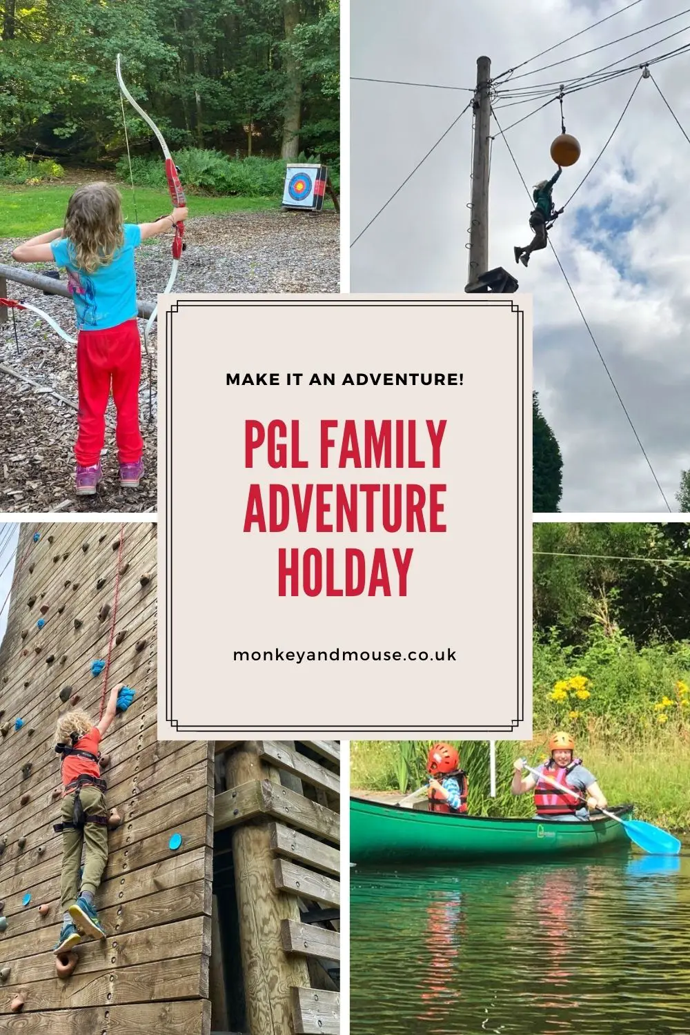 PGL family adventure holiday