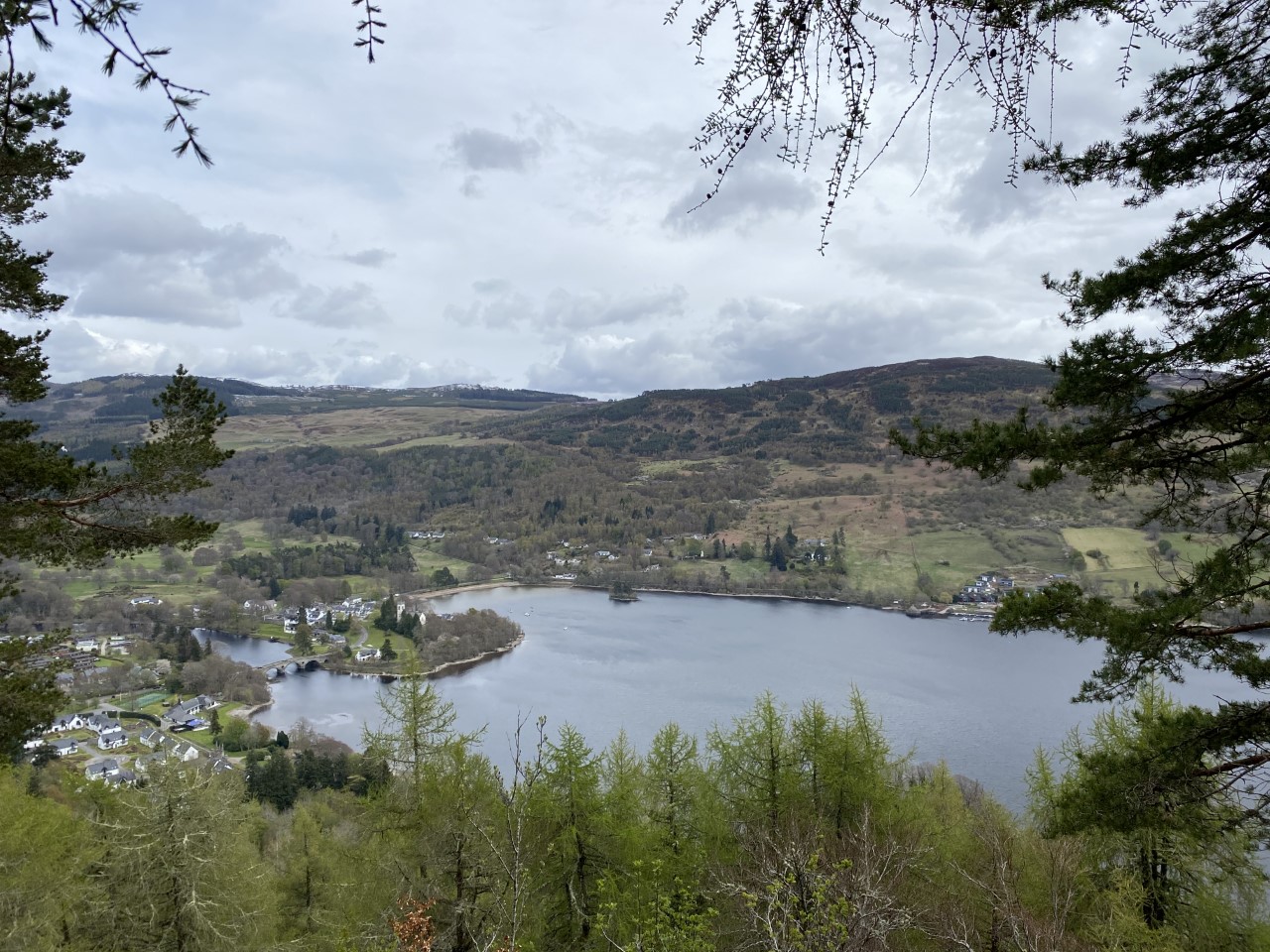 View to Kenmore from Tay forest